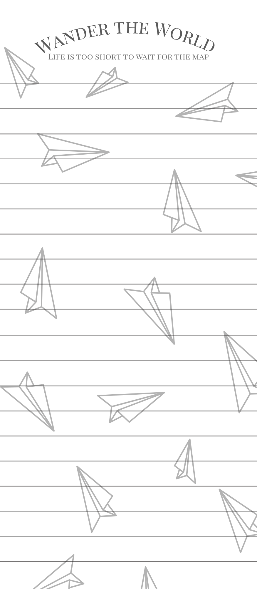 ✈️ Wander the World To-Do Pad