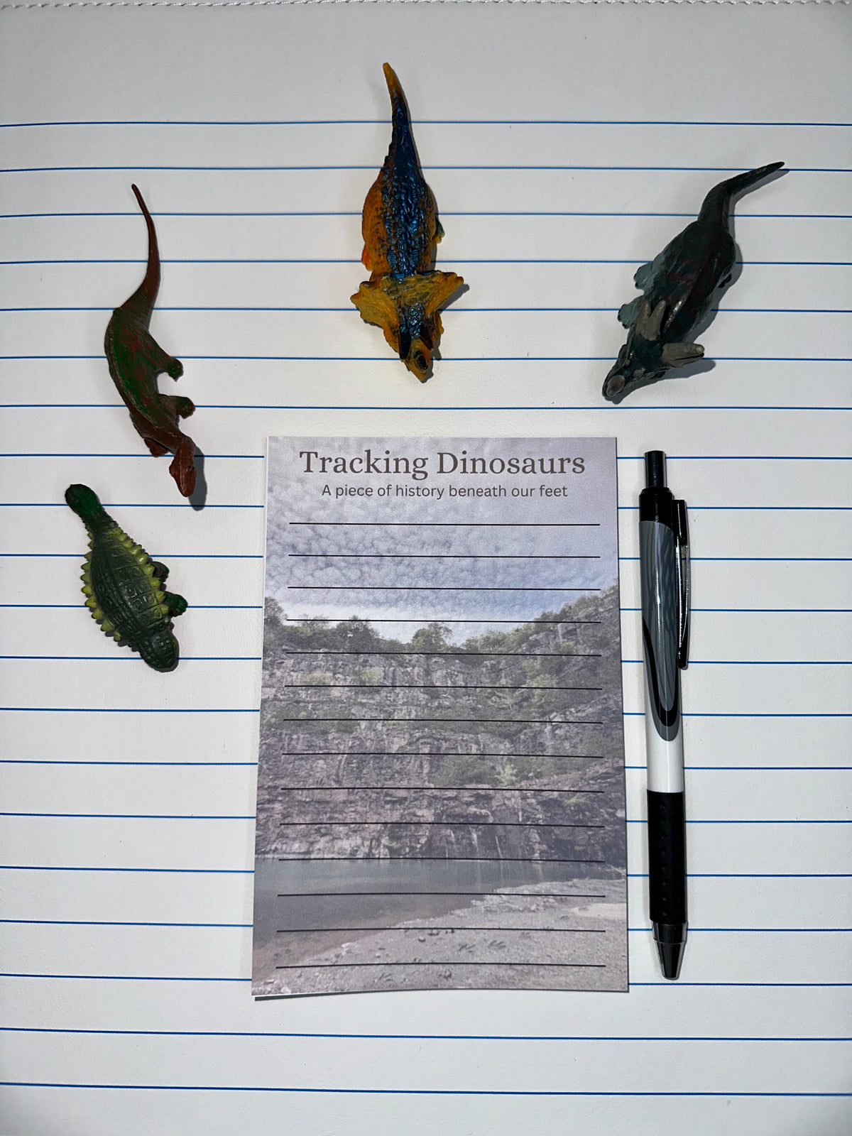 Tracking Dinosaurs Notepad