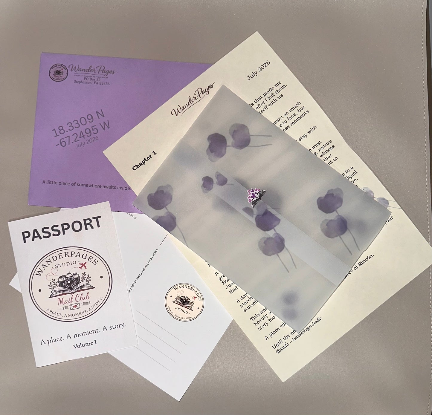 Wander Pages Mail Club