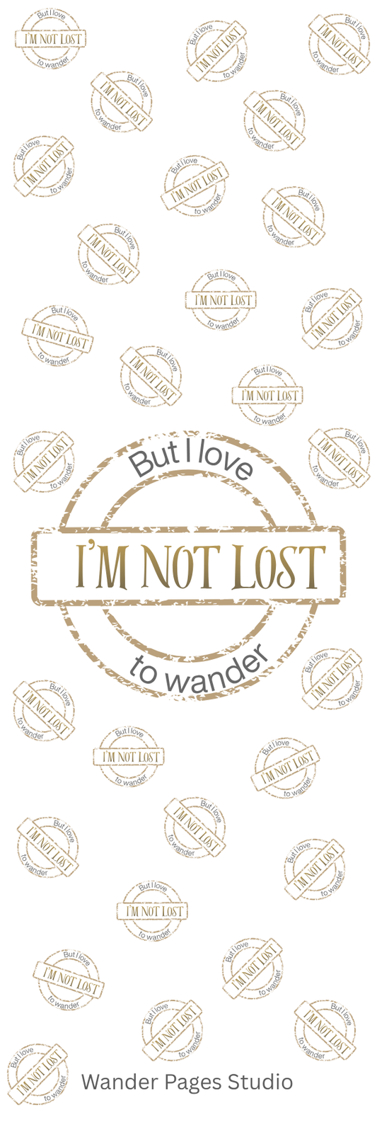 I'm Not Lost Bookmark