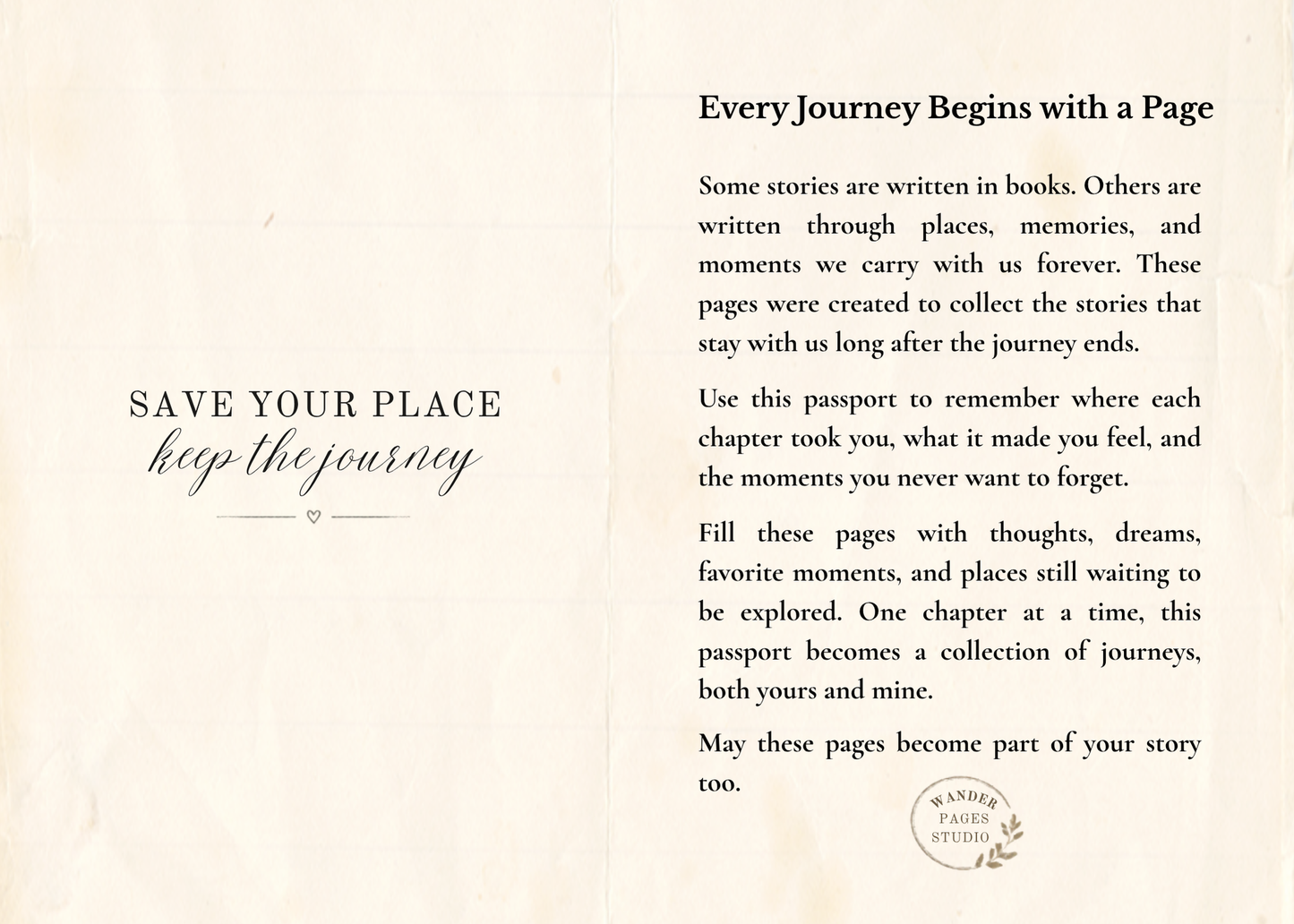 Wander Pages Mail Club