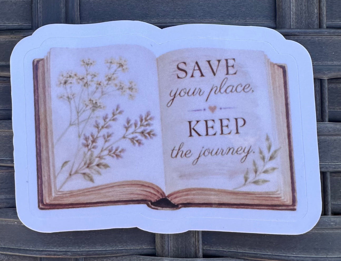 Save Your Place, Keep the Journey Sticker