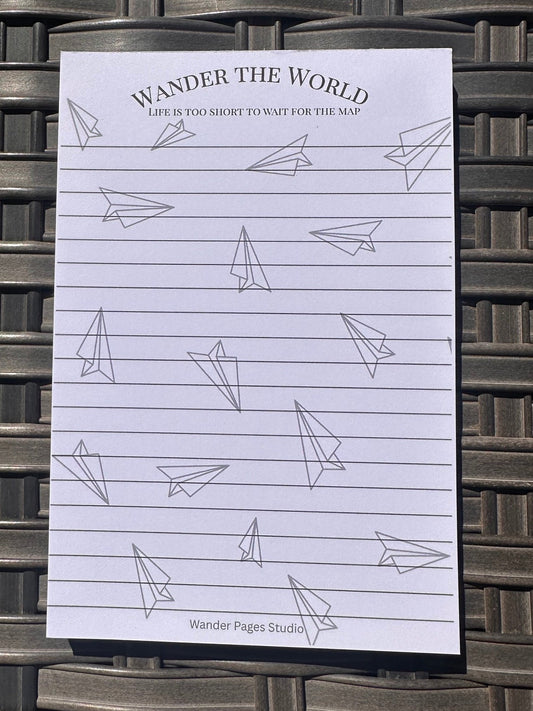 Wander the World Notepad